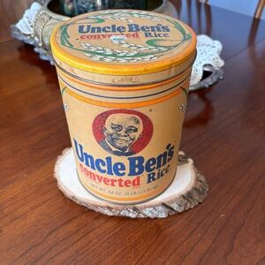 Vintage Uncle Ben's Converted Rice Tin